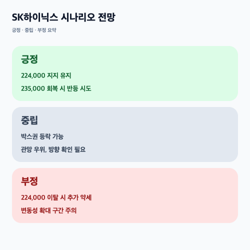 SK하이닉스 시나리오별 전망 이미지